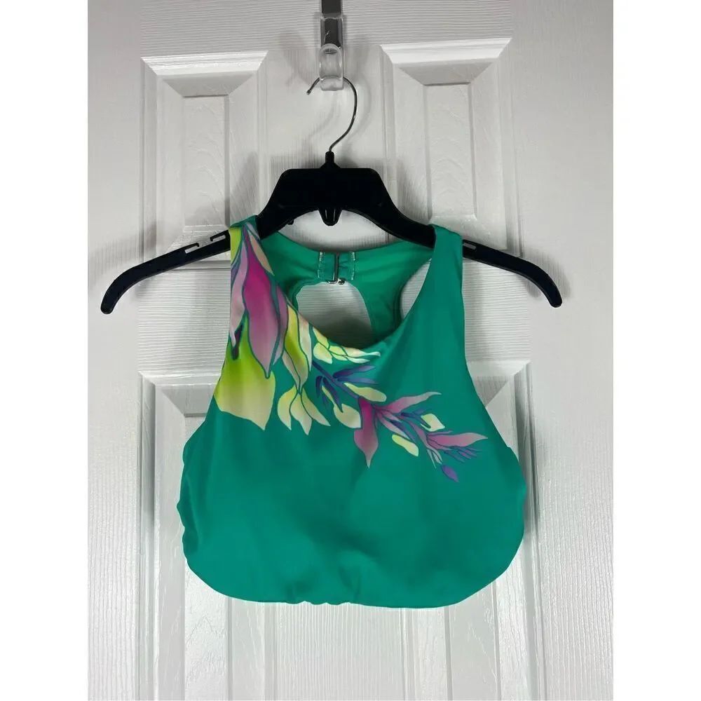 Athleta Womens Green Bra Size 32D/DD
